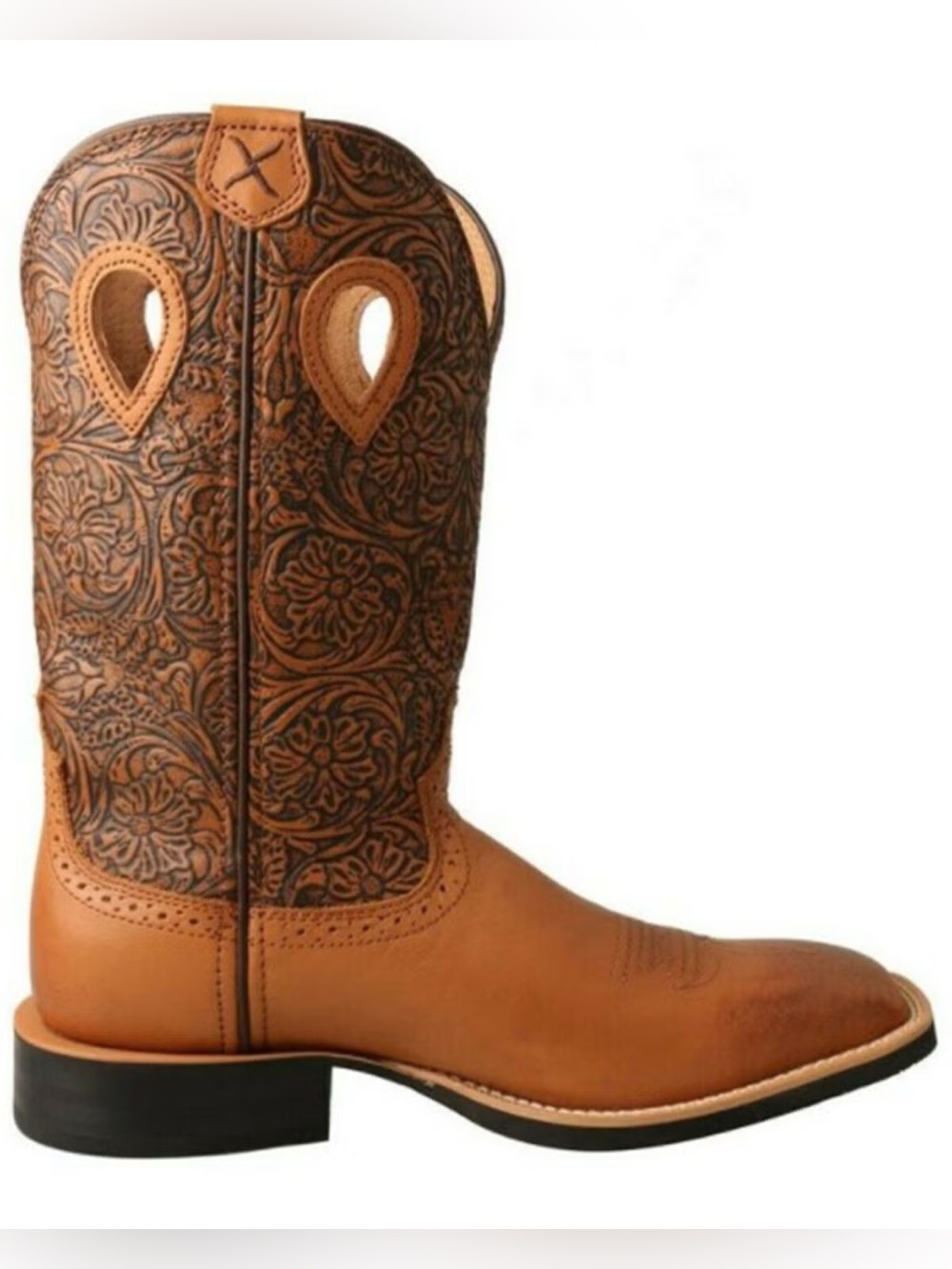 Twisted X Women’s Ruff Stock Western Performance Boots - Broad Square Toe